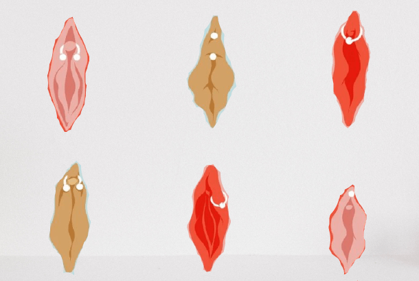 Different types of vagina piercings